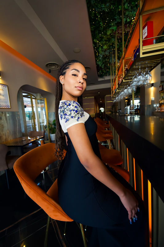 Luxury ABITO BANDAGE NERO