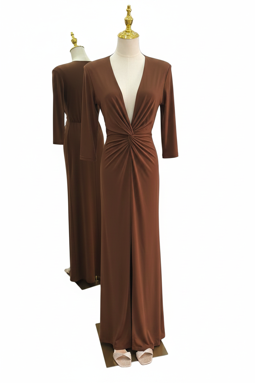Abito elegante chocolate