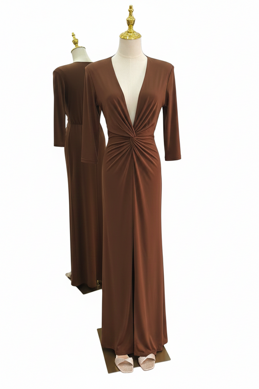 Abito elegante chocolate