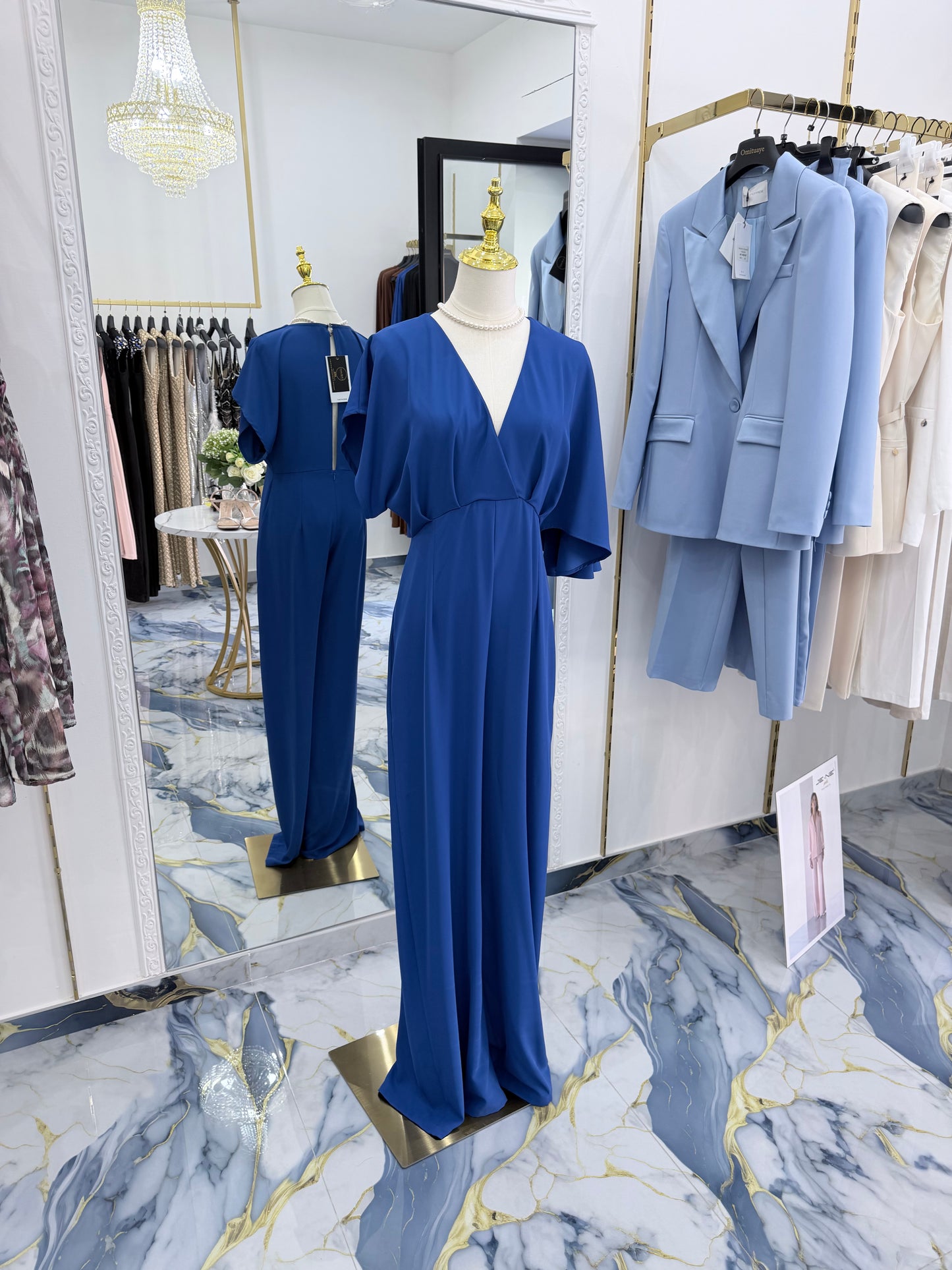 Tuta blue Royal  elegante