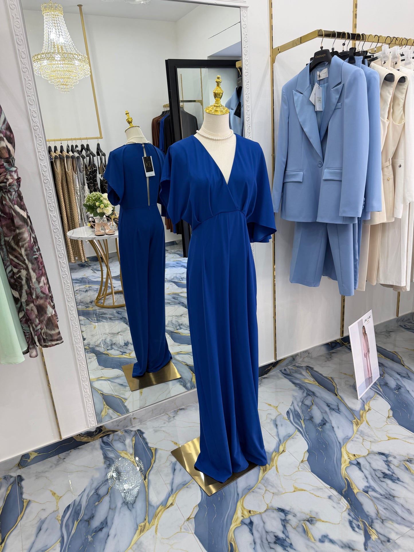 Tuta blue Royal  elegante